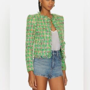 NEW-L’AGENCE-Angelina Tweed Blazer-6